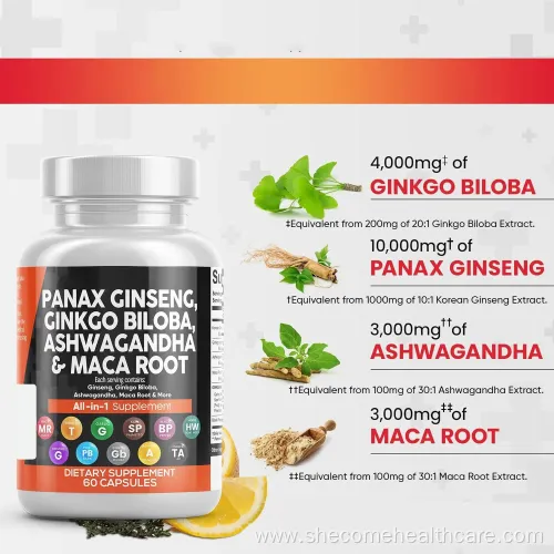 Energy-Boosting Herbal Capsules Combo